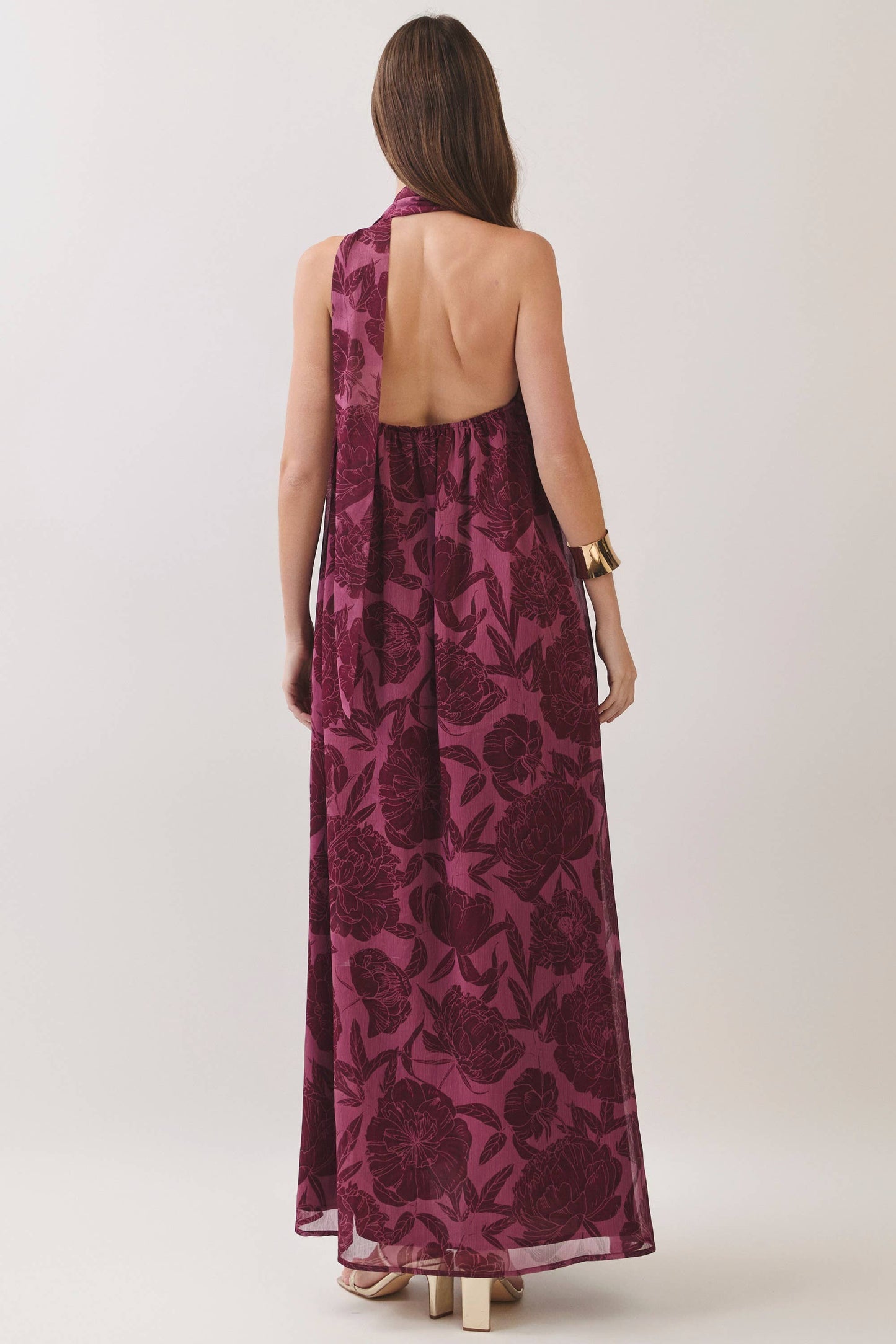 Diana Scarf Maxi Dress