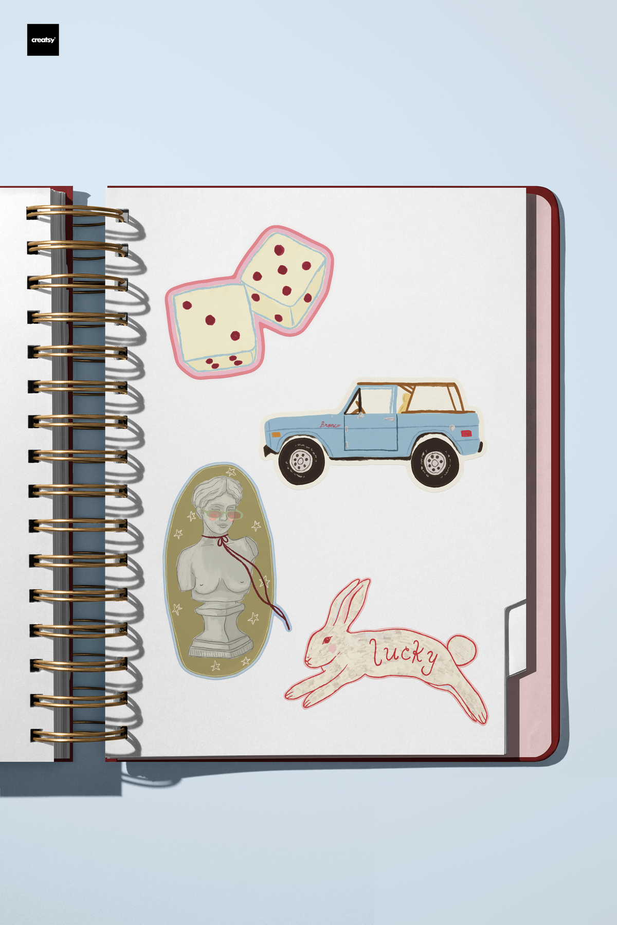 Fabulous Cow Die-Cut Sticker