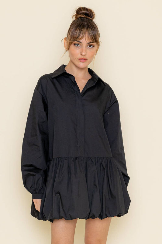 Fiona Bubble Shirt Dress