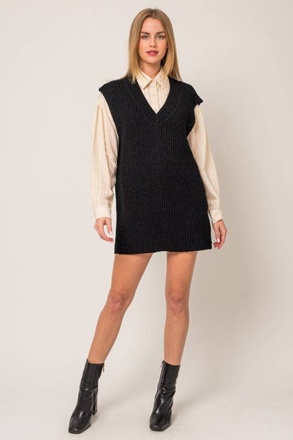 Gabrielle Tunic Knit Vest