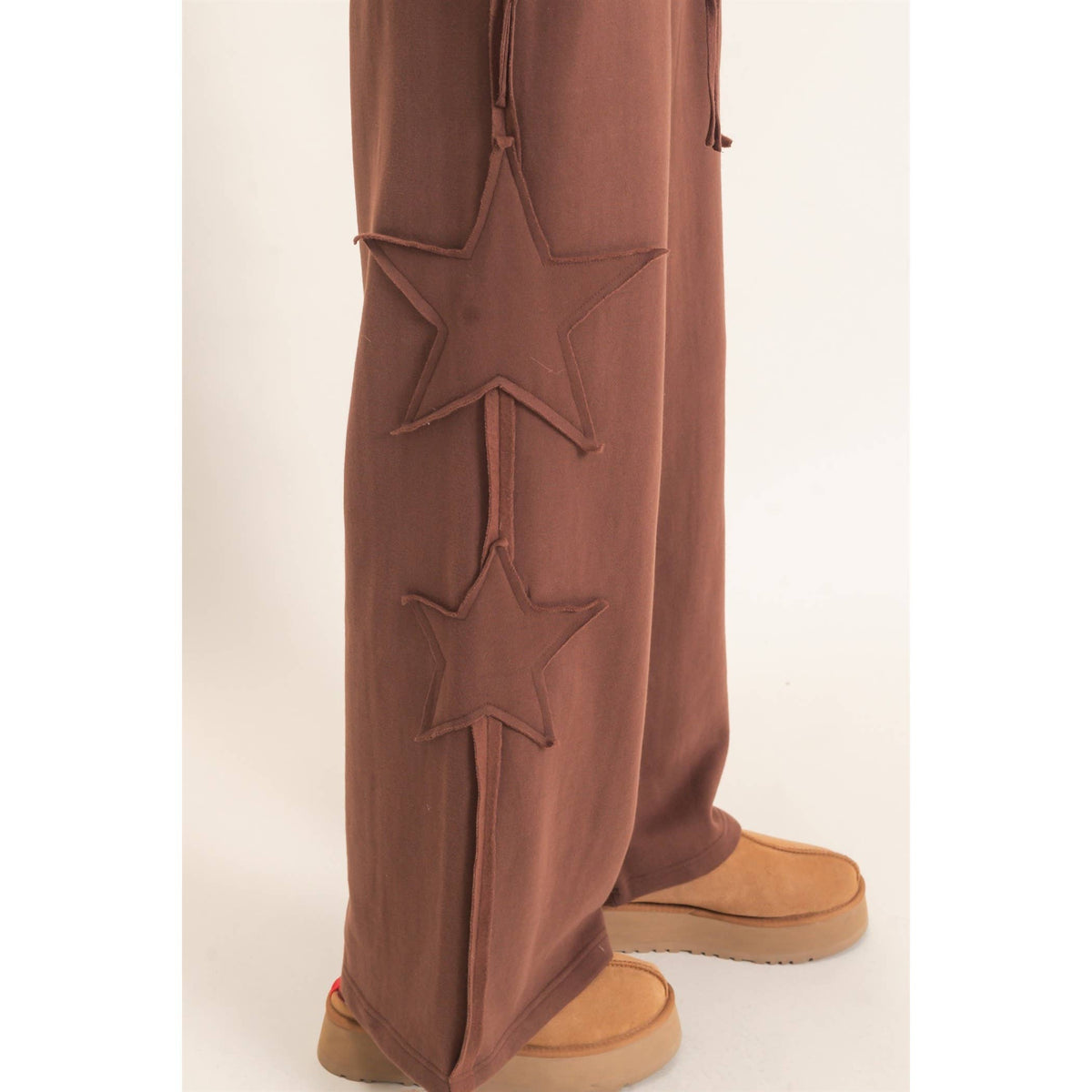 Lilly French Terry Star Patch Sweatpants