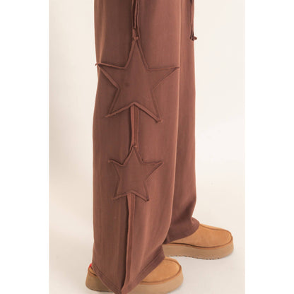 Lilly French Terry Star Patch Sweatpants