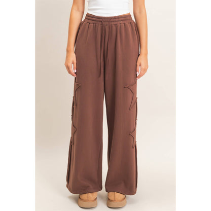 Lilly French Terry Star Patch Sweatpants