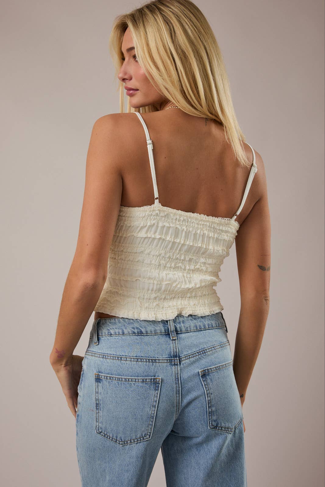 Sabrina Ruffle Cami