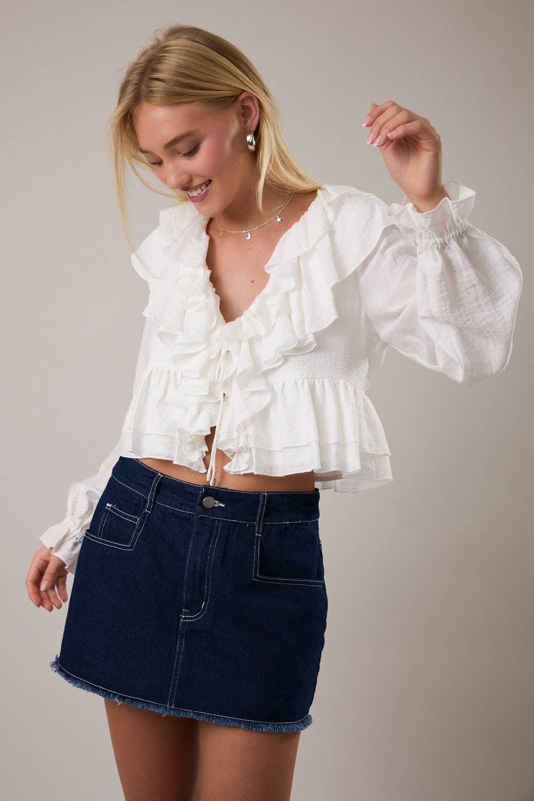 Vienna Ruffle Blouse