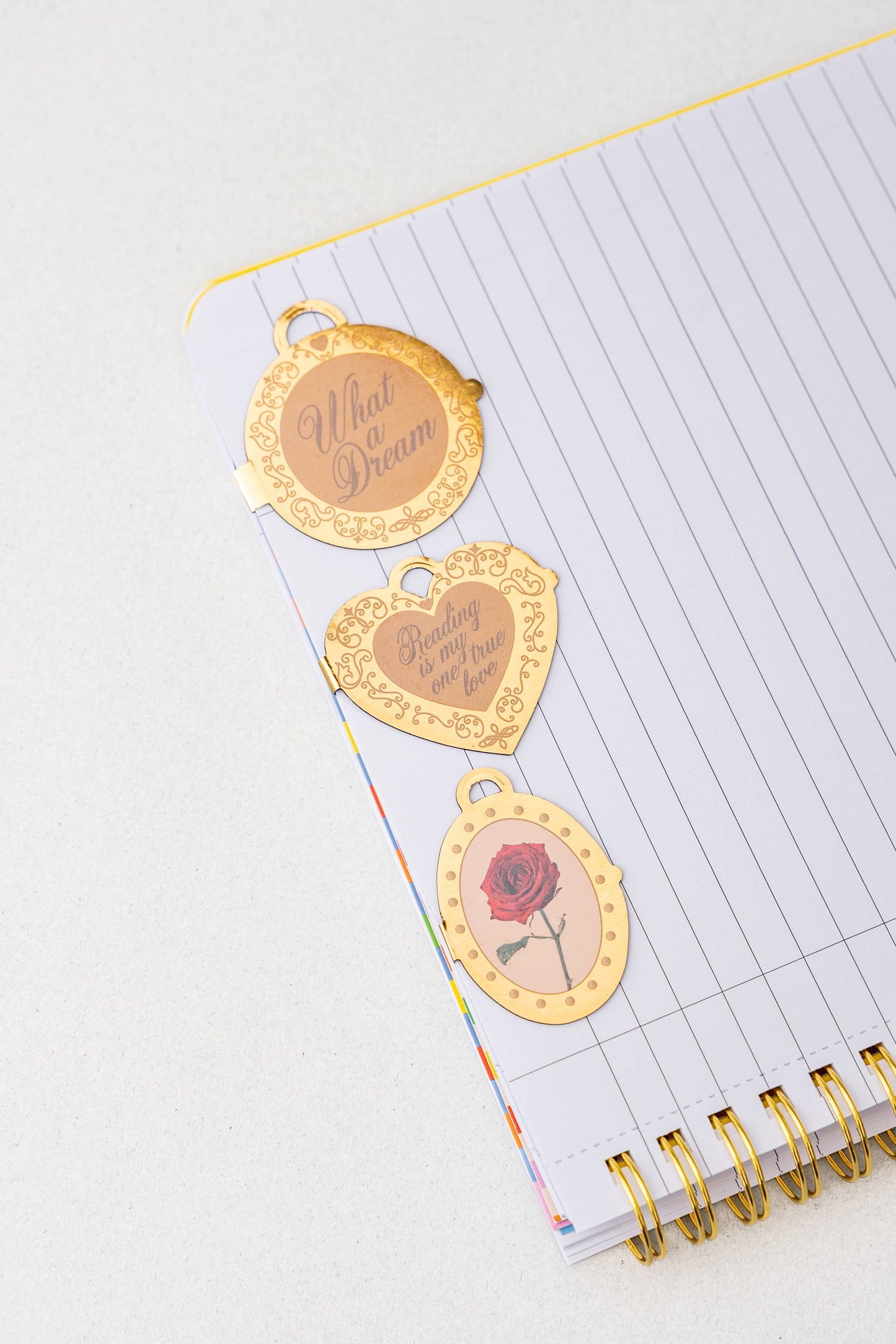 Locket Magnetic Bookmark | Set of 3
