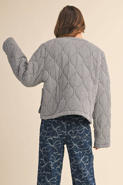 Lola Gingham Quilt Jacket