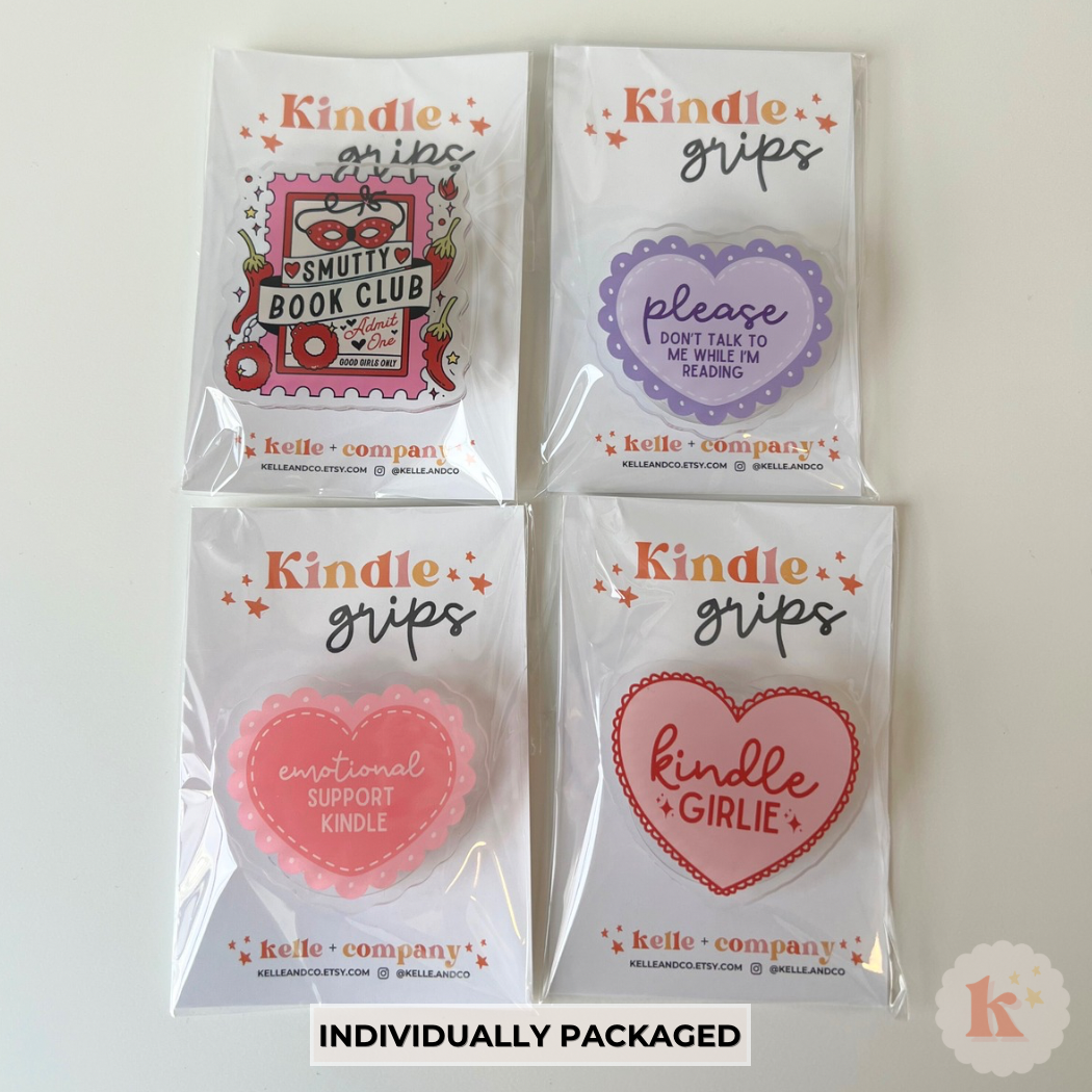 In Love With My Books Kindle Grip