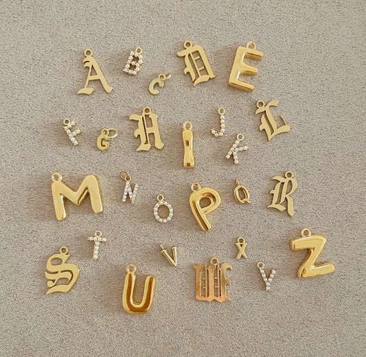 Small Letter Charms