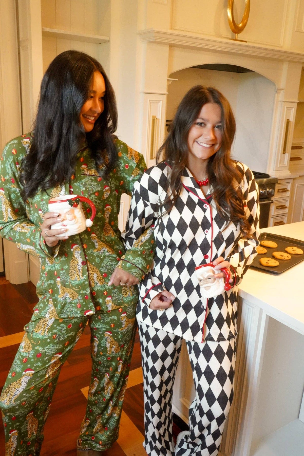 Christmas Cheetah Pajama Set
