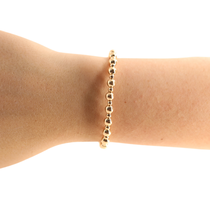 Katy Bracelet in Gold | BEADED BLONDES