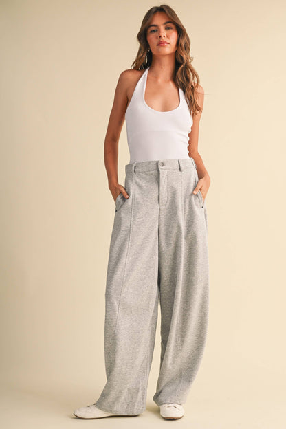 Jenna Sweatpant Barrel Trousers