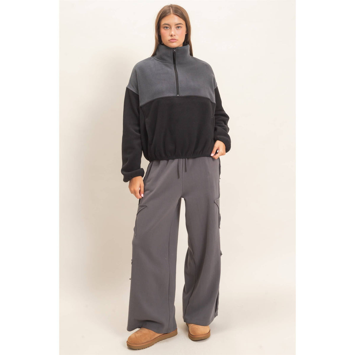 Lilly French Terry Star Patch Sweatpants