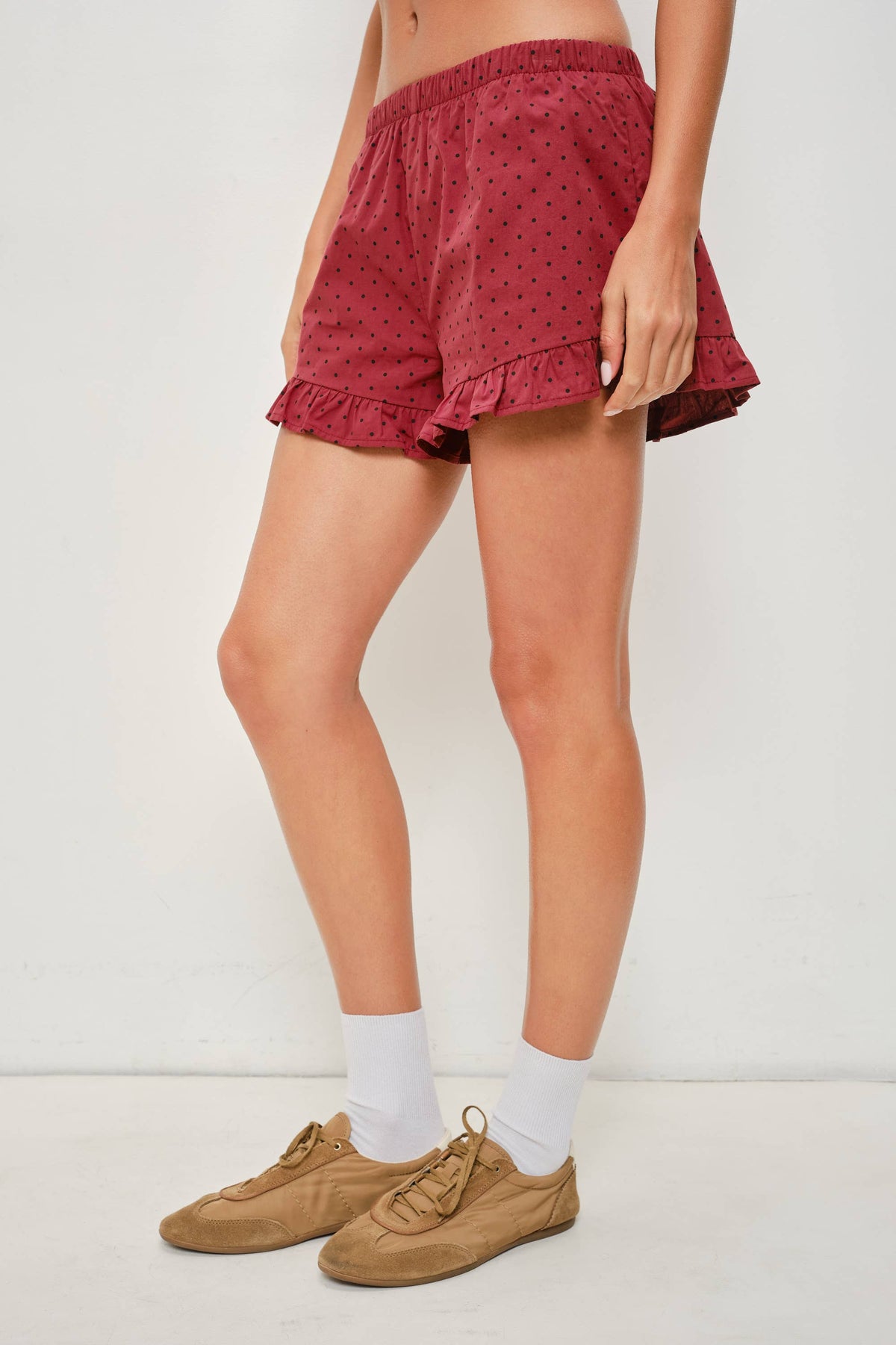 Rohan Frill Polka Dot Shorts