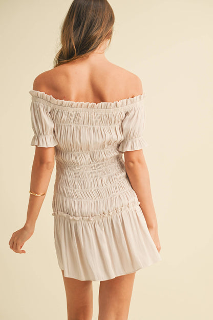 Ida Smocked Mini Dress