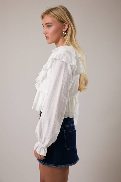 Vienna Ruffle Blouse