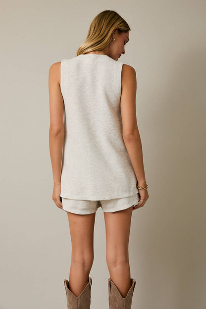 Palm Knit Vest Top