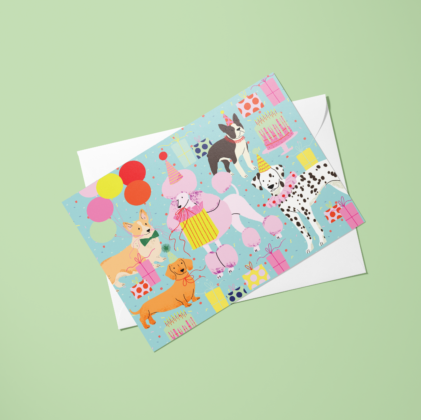 Birthday Dogs Card