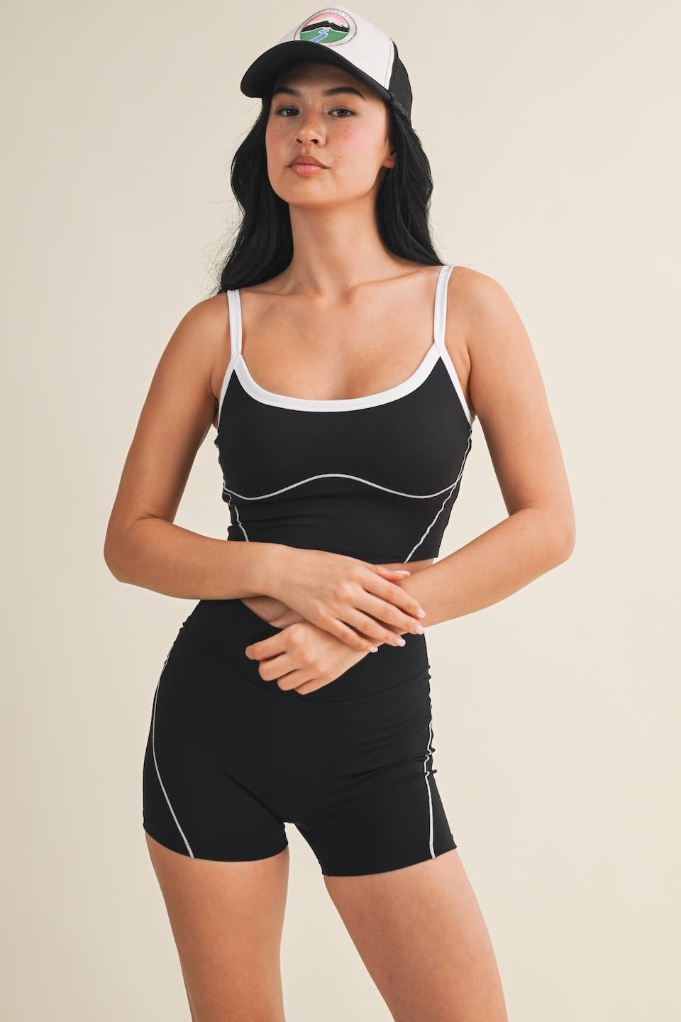Bri Contrast Contour Top
