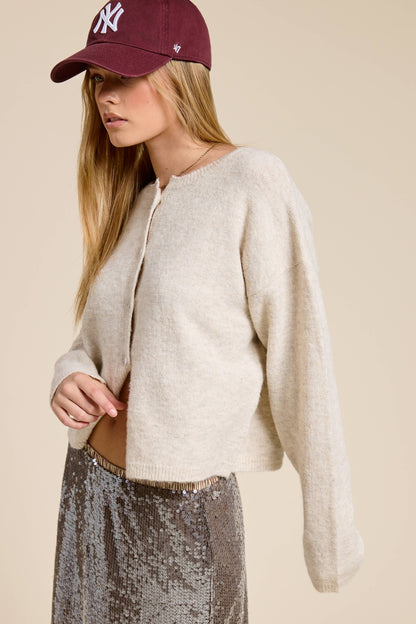 Varsity Patch New York Knit Cardigan