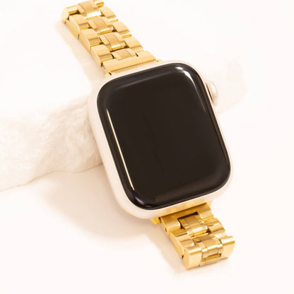 Chic Gold Smart Watch Band | Waterproof Jewelry