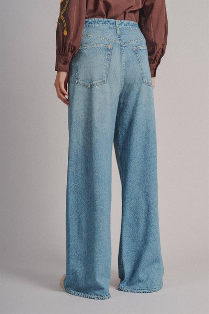 Kallie Faux Denim Sweatpants