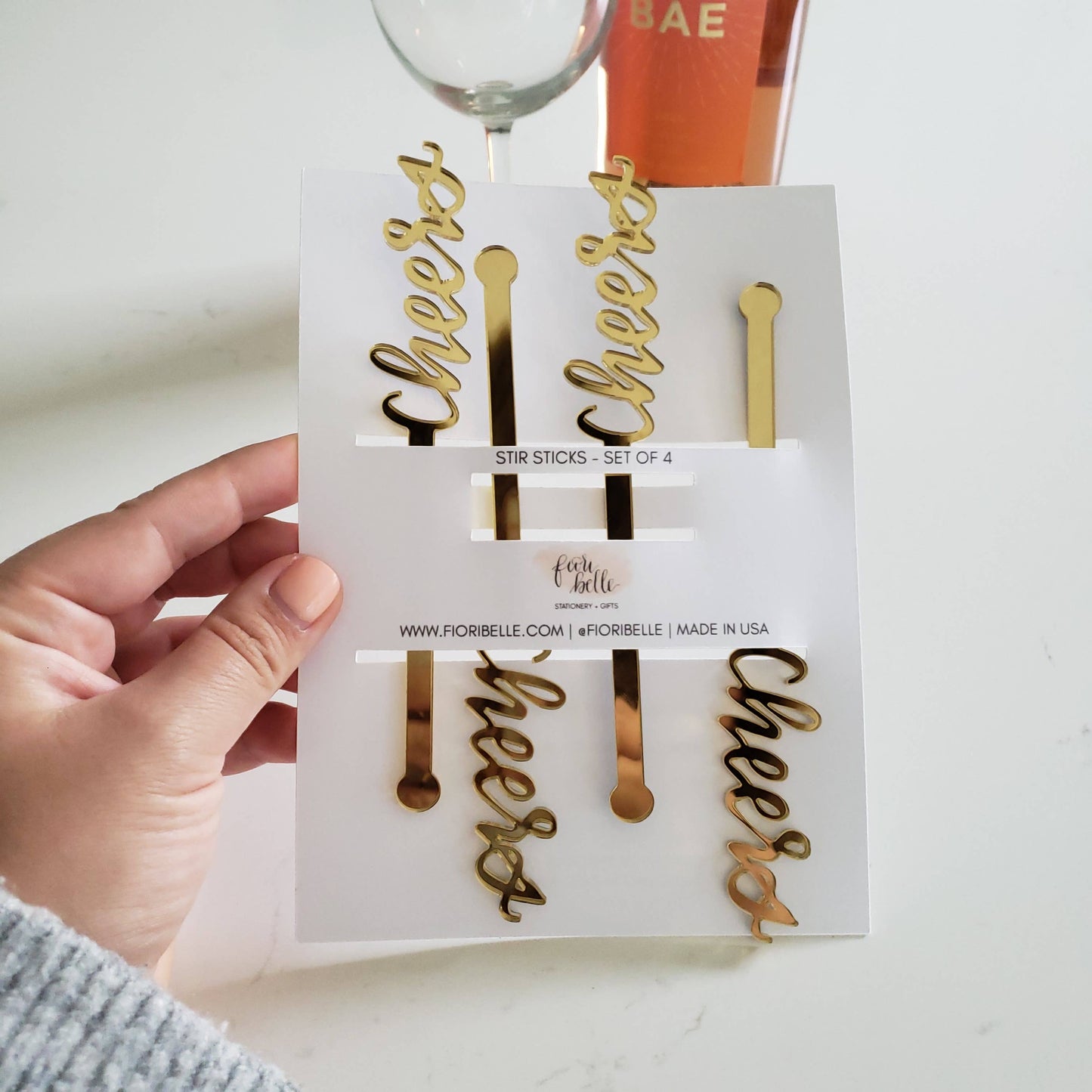 Cheers Swizzle Sticks - Set of 4