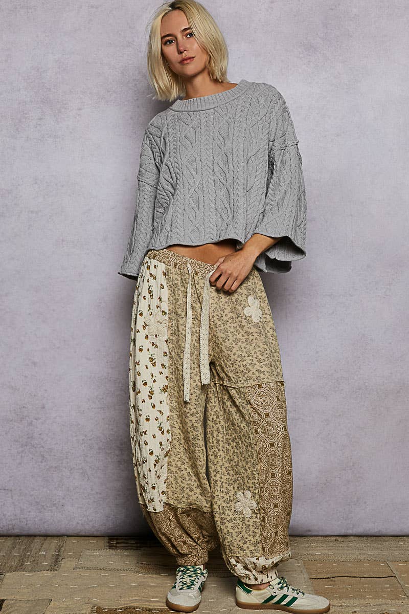 Sadie Cable Knit Short Sleeve