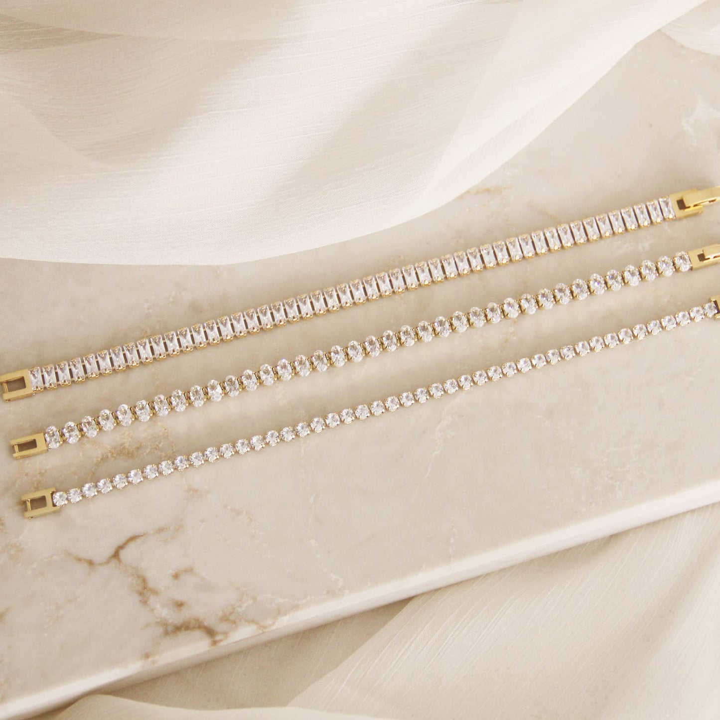 Ellie Tennis Bracelet | Waterproof Jewelry
