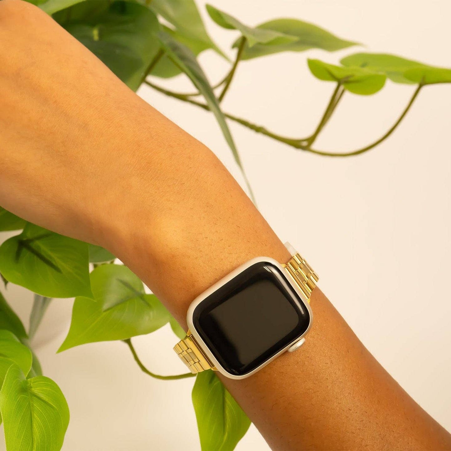 Chic Gold Smart Watch Band | Waterproof Jewelry