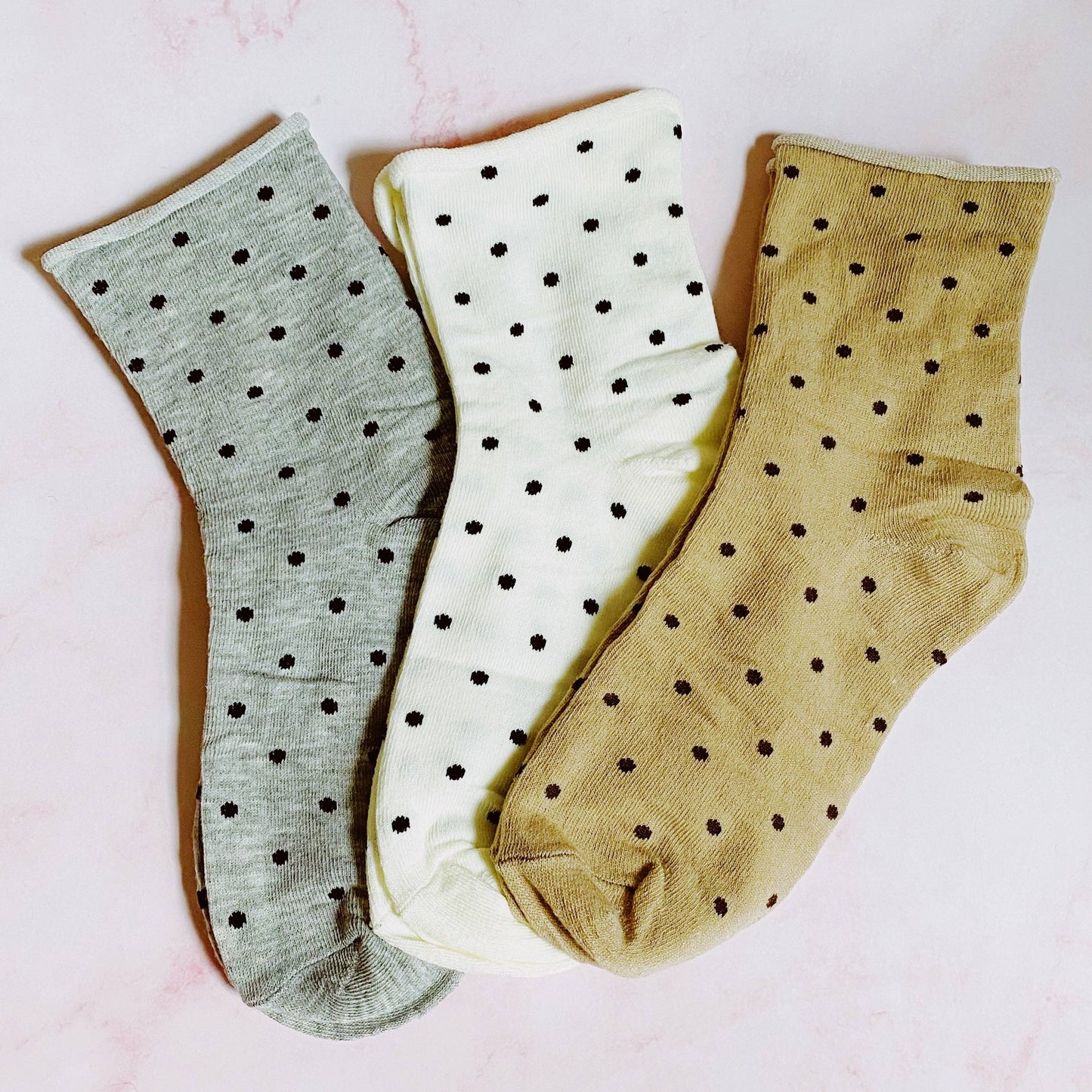 Precious Polka Dot Socks | Set of 3