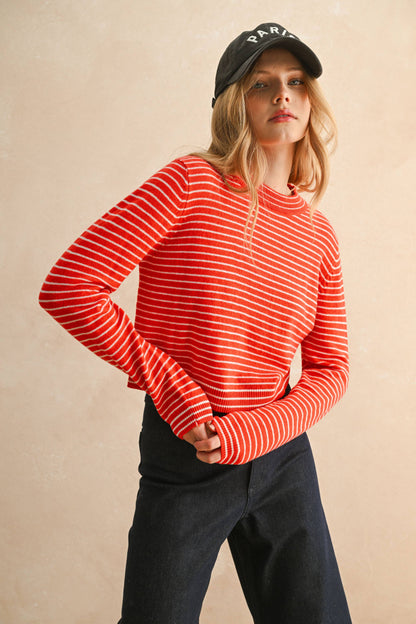 Wanda Striped Knit Long Sleeve