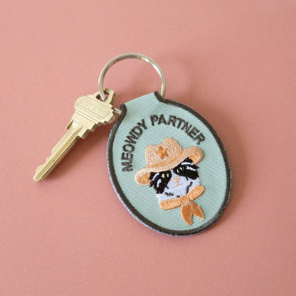 Embroidered Patch Keychain