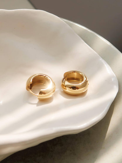 Birdie Small Classic Hoop Earring | Waterproof Jewelry