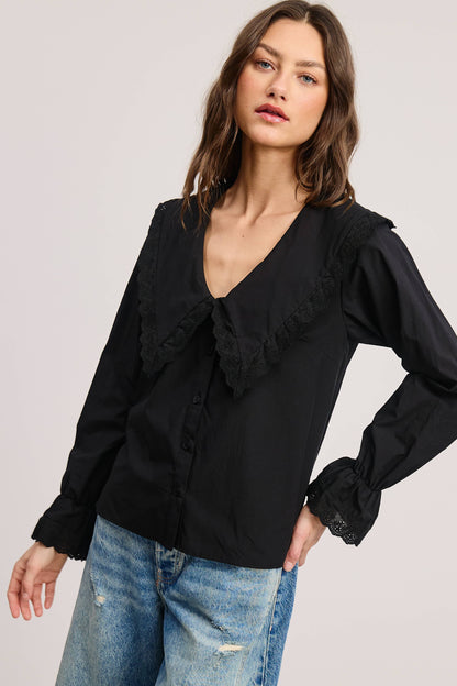 Jenny Bib Collar Blouse