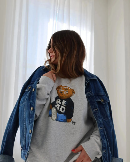 Rebel Bear READ 'Relaxed' Crewneck
