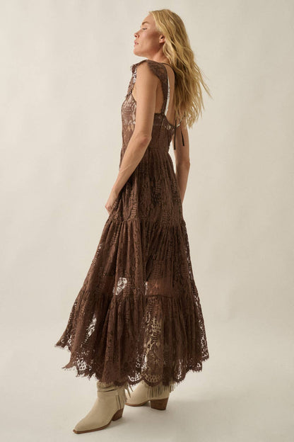Lillian Lace Maxi Top