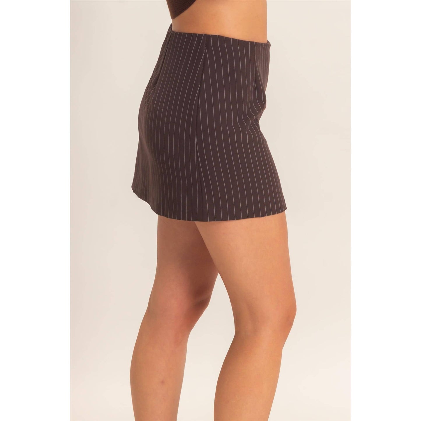 Devan Pinstripe Skort