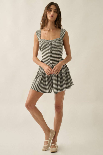Holly Gingham Romper