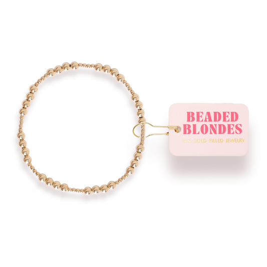 Scottie Bracelet in Gold | BEADED BLONDES
