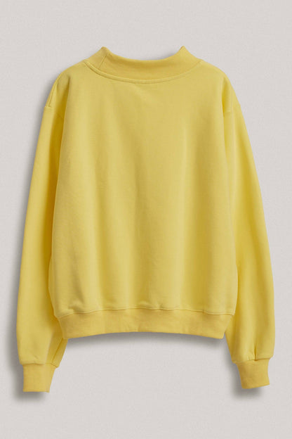 Easy Tiger Graphic Mock Neck Sweatshirt