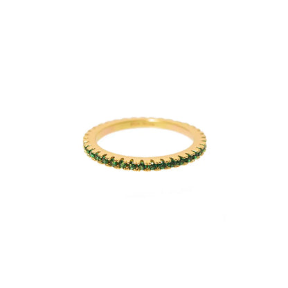 Royal Emerald Ring | Waterproof Jewelry