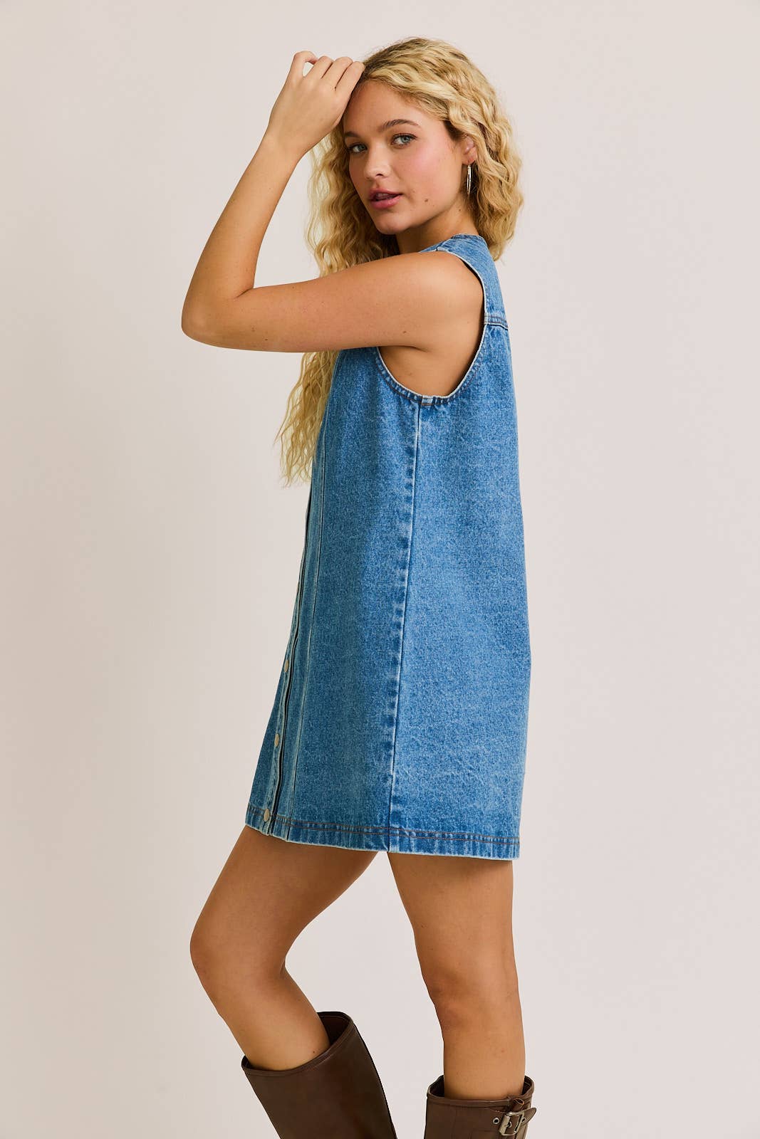 Summer Denim Mini Dress