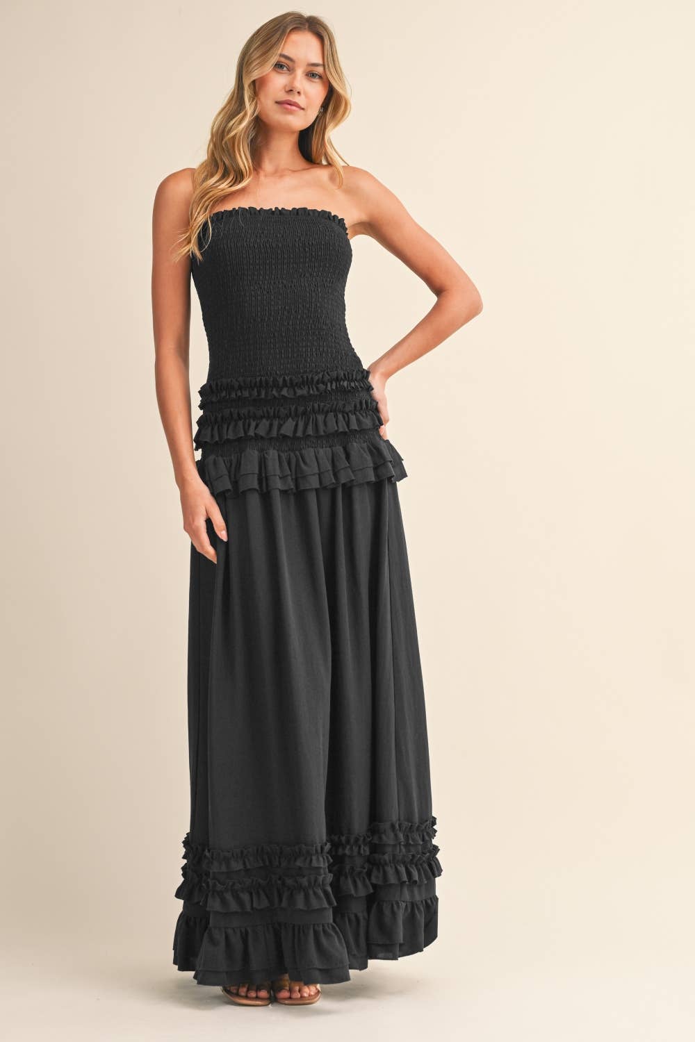 Ida Drop Waist Maxi Dress