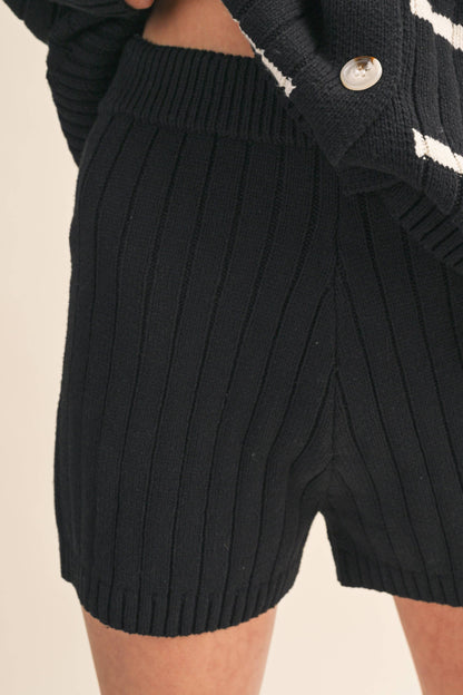 Tess Stripe Sweater and Shorts Set