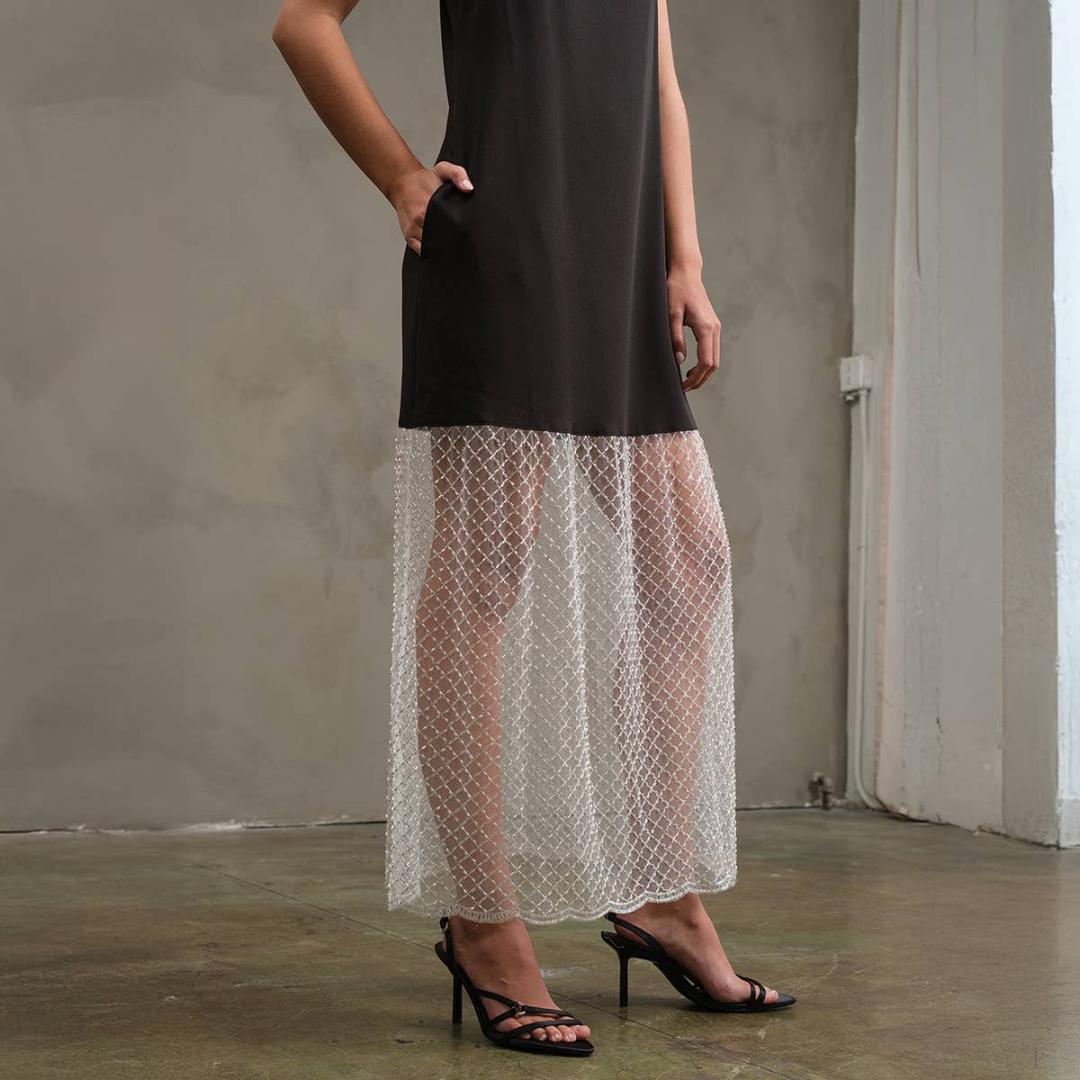 Blair Beaded Cocktail Dress