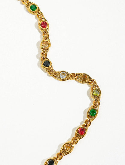 Alba Colored Necklace or Bracelet | Waterproof Jewelry