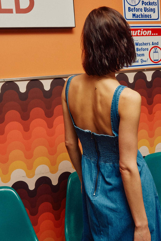 Lolly Denim Midi Dress