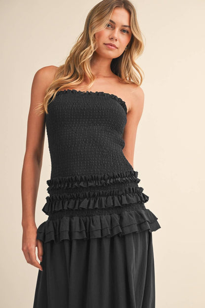 Ida Drop Waist Maxi Dress