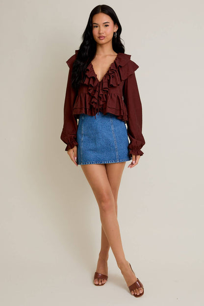 Vienna Ruffle Blouse